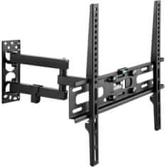 tectake TV držiak sklopný otočný 26"(66 cm) - 75" (191 cm), VESA max.: 400 x 400, do 50 kg