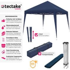 tectake Skladací pavilón Linosa 3x3 m