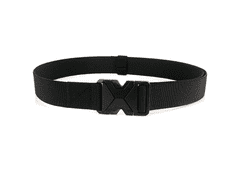 Camerazar Unisex vojenský taktický opasok SURVIVAL, čierny, polypropylénový nylon, 36 mm x 0,2 cm x 126 cm