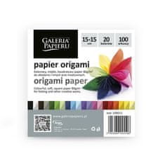 Galeria Papieru Papier na origami - 15 x 15 cm, mix farieb, 100 ks