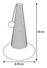 Flamingo Eddie Škrabadlo pre mačky Hnedá 45cm