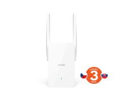 Tenda A33 - WiFi Range Extender AX3000 WiFi 6, opakovač 2976 Mb/s, 1x GLAN 1 Gb/s, WPS, 2x 5dBi, WPA3