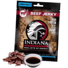 INDIANA JERKY hovädzie Less Salt 25g