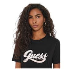 Guess Tričko čierna S W4YI09JA914JBLK