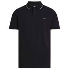 Calvin Klein Tričko čierna M Polo Stretch