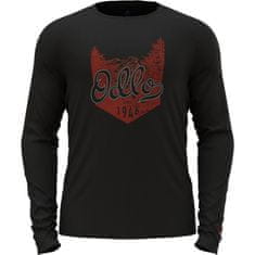 ODLO Tričko čierna XL Crew Neck Ls Merino