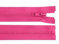 Kostený zips No 5 dĺžka 30 cm bundový - ružová malinová