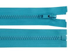 Kostený zips No 5 dĺžka 30 cm bundový - modrá tyrkys