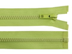 Kostený zips No 5 dĺžka 30 cm bundový - zelená sv.