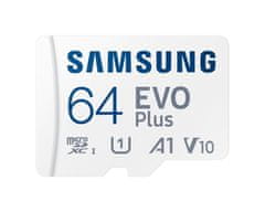 SAMSUNG micro SDXC 64GB EVO Plus + SD adaptér