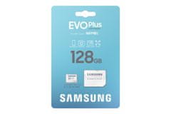 SAMSUNG micro SDXC 128GB EVO Plus + SD adaptér