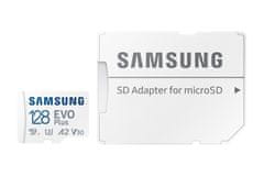 SAMSUNG micro SDXC 128GB EVO Plus + SD adaptér