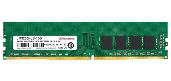 Transcend pamäť 16GB DDR4 3200 U-DIMM (JetRam) 2Rx8 CL22