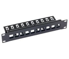 Triton Patch panel 10&quot; 10portov MODULÁRNY 1U