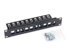 Triton Patch panel 10&quot; 10portov MODULÁRNY 1U