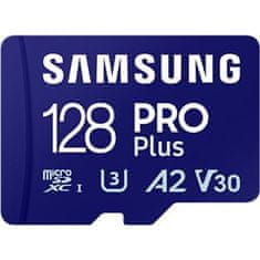 SAMSUNG micro SDXC 128GB PRO Plus + USB adaptér