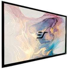 Elite Screens plátno v pevnom ráme 92&quot; (233,7cm)/ 16:9/ 114,5×203,7cm/ gain 1.1/ rám čierny 6cm