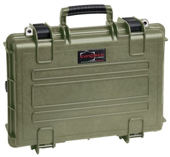 Doerr odolný vodotesný kufor Explorer 4209 Green CV (42x30x10 cm, molitan pre Laptop až 15&quot; v puzdre, 2,4 kg)