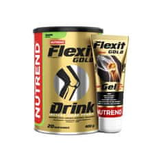 Súprava nápoj Nutrend Flexit Drink 400g jablko + Gold gél 100ml