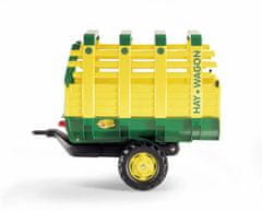 Rolly Toys Vlečka na seno za traktor 1osá &quot;Hay Wagon&quot; - zelenožltá