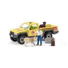 Schleich Farm World 42503 Záchranné terénne auto s veterinárom