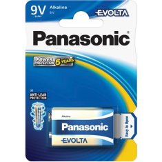 PANASONIC 6LR61 1BP 9V Evolta alk