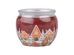 Emocio Sklo Dekor 70x62 mm Christmas Village (Enchanted Sparkle), vonná sviečka