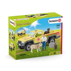 Schleich Farm World 42503 Záchranné terénne auto s veterinárom