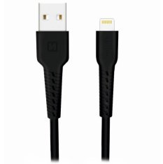 SWISSTEN dátový kábel usb/lightning 1,0 m čierny