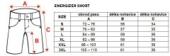 HAVEN Nohavice krátke pánske ENERGIZER červené - L