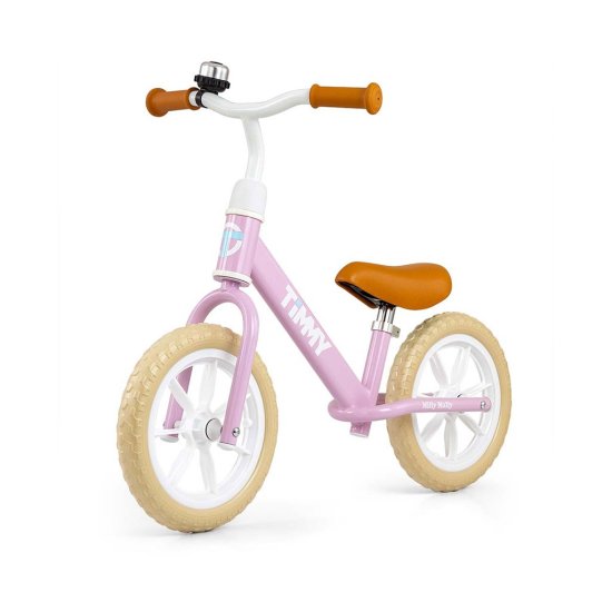 MILLY MALLY Detský balančný bicykel Timmy Pink