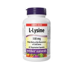 Webber Naturals L-lyzín 500 mg 60 cps