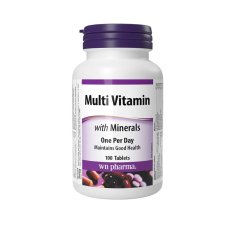 Webber Naturals MultiVitamin with Minerals 100 tbl