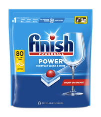 Finish Power All in 1 kapsule do umývačky riadu Lemon Sparkle 80 ks