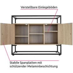 tectake Komoda Oldham 100x38x80,5cm