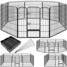tectake Ohrádka pre šteňatá 8-stranná