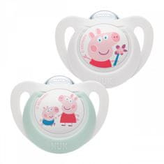 Nuk Cumlík Star Peppa Pig 0-6 m2 ks - 0-6 m