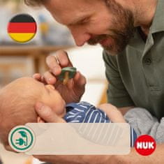 Nuk Latexový cumlík For Nature 0-6m 2 ks box červená - 0-6 m