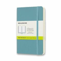 Moleskine Zápisník - mäkké dosky S, čistý, tyrkysový