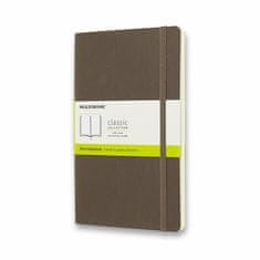 Moleskine Zápisník - mäkké dosky L, čistý, khaki