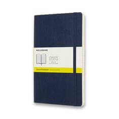 Moleskine Zápisník - mäkké dosky L, štvorčekový, modrý