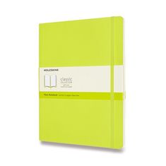 Moleskine Zápisník - mäkké dosky XL, čistý, limetka