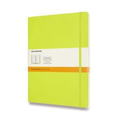 Moleskine Zápisník - mäkké dosky XL, linajkový, limetka