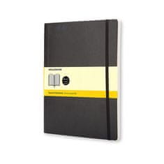 Moleskine Zápisník - mäkké dosky XL, štvorčekový, čierny