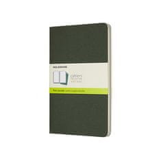 Zošity Moleskine Cahier L, čistý, 3 ks, tm.