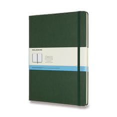 Moleskine Zápisník - tvrdé dosky XL, bodkovaný, tm. zelený