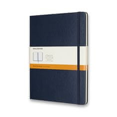 Moleskine Zápisník - tvrdé dosky XL, linajkový, modrý