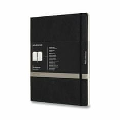 Moleskine Zápisník Professional - mäkké dosky XL, čierny čierny