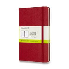 Moleskine Zápisník - tvrdé dosky M, čistý, červený