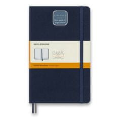 Moleskine Zápisník Expanded - tvrdé dosky L, linajkový, modrý